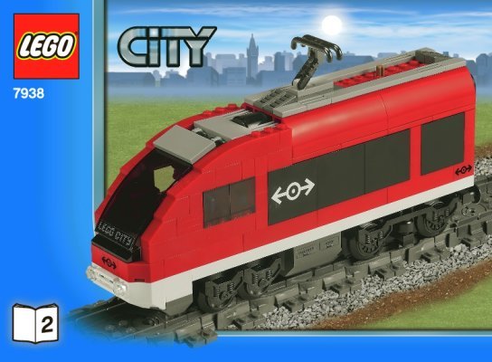 Notice / Instructions de Montage - LEGO - City - 7938 - Le train de passagers: Page 1