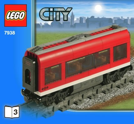 Notice / Instructions de Montage - LEGO - City - 7938 - Le train de passagers: Page 1