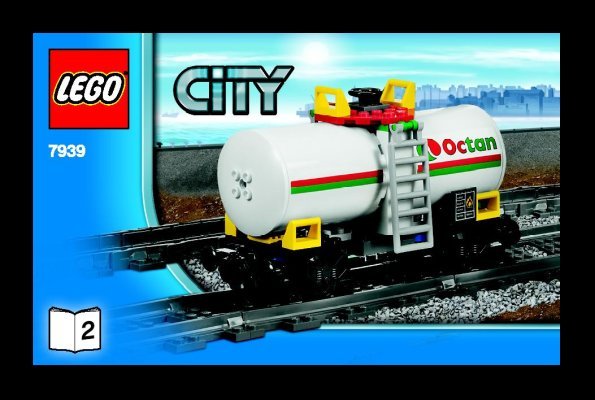 Notice / Instructions de Montage - LEGO - City - 7939 - Cargo Train: Page 1