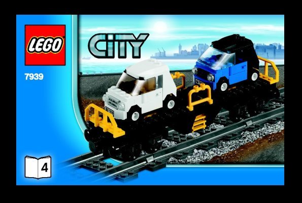 Notice / Instructions de Montage - LEGO - City - 7939 - Cargo Train: Page 1