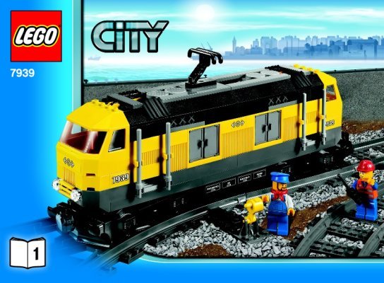 Notice / Instructions de Montage - LEGO - City - 7939 - Cargo Train: Page 1