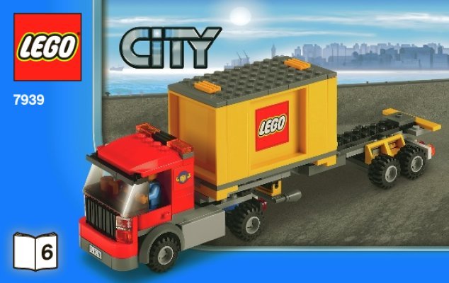 Notice / Instructions de Montage - LEGO - City - 7939 - Cargo Train: Page 1