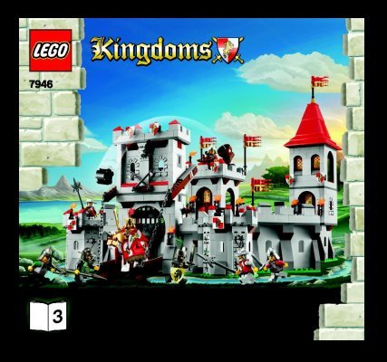 Notice / Instructions de Montage - LEGO - 7946 - King's Castle: Page 1