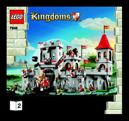 Notice / Instructions de Montage - LEGO - 7946 - King's Castle: Page 1