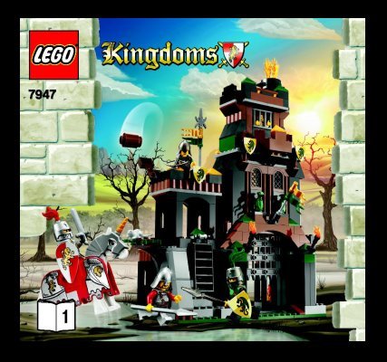 Notice / Instructions de Montage - LEGO - 7947 - Prison Tower Rescue: Page 1