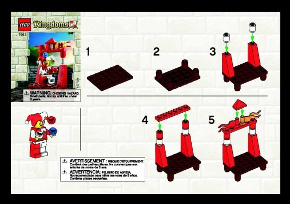 Notice / Instructions de Montage - LEGO - 7953 - Jester: Page 1