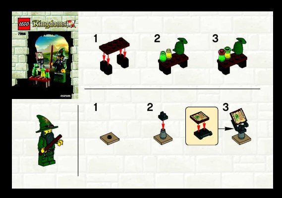 Notice / Instructions de Montage - LEGO - 7955 - Wizard: Page 1