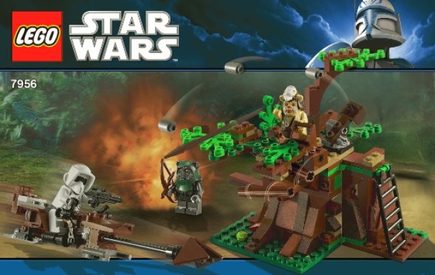 Notice / Instructions de Montage - LEGO - 7956 - Ewok™ Attack: Page 1