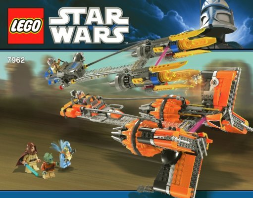 Notice / Instructions de Montage - LEGO - 7962 - Anakin's & Sebulba's Podracers™: Page 1