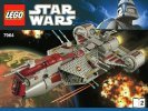 Notice / Instructions de Montage - LEGO - 7964 - Republic Frigate™: Page 1