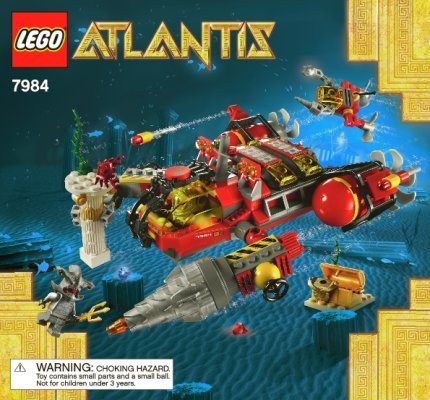 Notice / Instructions de Montage - LEGO - 7984 - Deep Sea Raider: Page 1