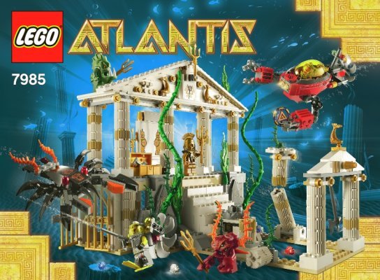 Notice / Instructions de Montage - LEGO - 7985 - City of Atlantis: Page 1