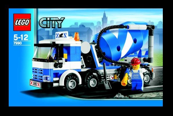 Notice / Instructions de Montage - LEGO - 7990 - Cement Mixer: Page 1