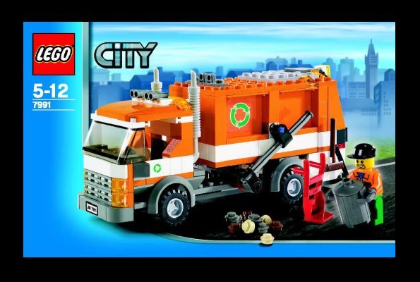 Notice / Instructions de Montage - LEGO - 7991 - Garbage Truck: Page 1