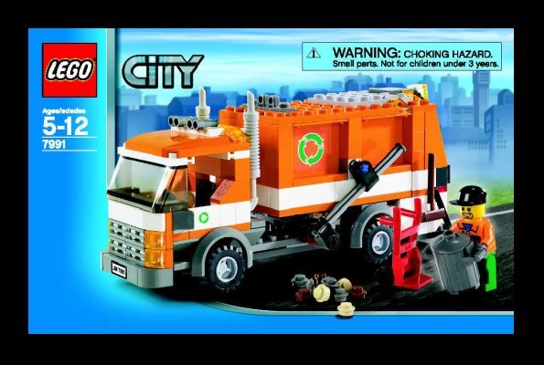 Notice / Instructions de Montage - LEGO - 7991 - Garbage Truck: Page 1