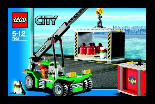 Notice / Instructions de Montage - LEGO - 7992 - Container Stacker: Page 1