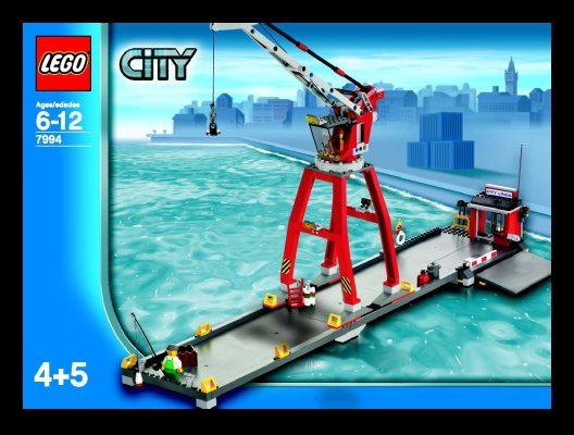 Notice / Instructions de Montage - LEGO - 7994 - LEGO City Harbor: Page 1