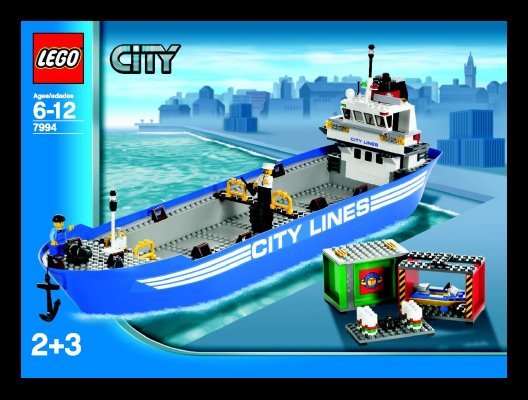 Notice / Instructions de Montage - LEGO - 7994 - LEGO City Harbor: Page 1