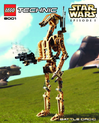 Notice / Instructions de Montage - LEGO - 8001 - Battle Droid™: Page 1