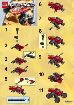 Notice / Instructions de Montage - LEGO - 8003 - Volcano Climber: Page 1