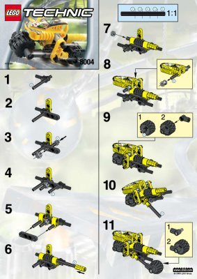 Notice / Instructions de Montage - LEGO - 8004 - DIRT BIKE: Page 1