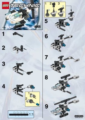 Notice / Instructions de Montage - LEGO - 8005 - ICE EXPLORER: Page 1