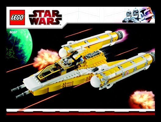 Notice / Instructions de Montage - LEGO - 8037 - Anakin's Y-wing Starfighter™: Page 1