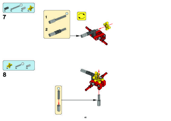 Notice / Instructions de Montage - LEGO - 8041 - Race Truck: Page 1