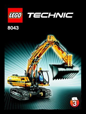 Notice / Instructions de Montage - LEGO - 8043 - Motorized Excavator: Page 1