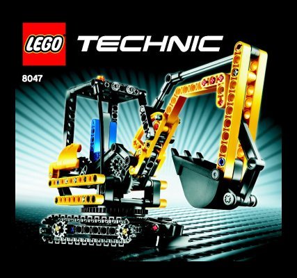 Notice / Instructions de Montage - LEGO - 8047 - Compact Excavator: Page 1