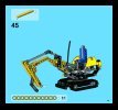 Notice / Instructions de Montage - LEGO - 8047 - Compact Excavator: Page 45