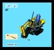 Notice / Instructions de Montage - LEGO - 8047 - Compact Excavator: Page 47