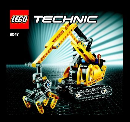 Notice / Instructions de Montage - LEGO - 8047 - Compact Excavator: Page 1