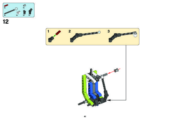 Notice / Instructions de Montage - LEGO - 8049 - Tractor with Log Loader: Page 1