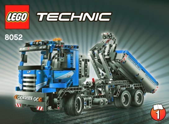 Notice / Instructions de Montage - LEGO - 8052 - Container Truck: Page 1