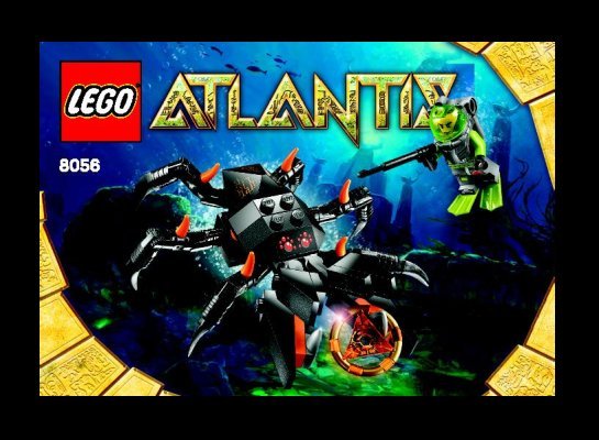 Notice / Instructions de Montage - LEGO - 8056 - Monster Crab Clash: Page 1