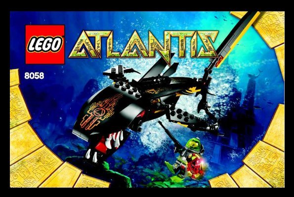 Notice / Instructions de Montage - LEGO - 8058 - Guardian of the Deep: Page 1