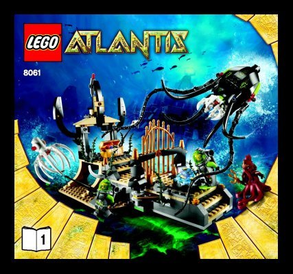 Notice / Instructions de Montage - LEGO - 8061 - Gateway of the Squid: Page 1