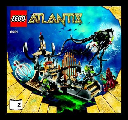 Notice / Instructions de Montage - LEGO - 8061 - Gateway of the Squid: Page 1