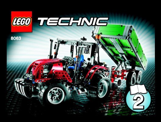 Notice / Instructions de Montage - LEGO - 8063 - Tractor with Trailer: Page 1