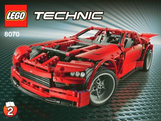 Notice / Instructions de Montage - LEGO - 8070 - Supercar: Page 1