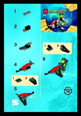 Notice / Instructions de Montage - LEGO - 8072 - Sea Jet: Page 1