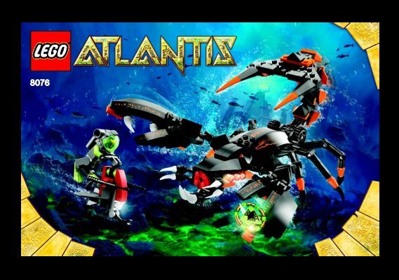 Notice / Instructions de Montage - LEGO - 8076 - Deep Sea Striker: Page 1