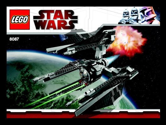 Notice / Instructions de Montage - LEGO - 8087 - TIE Defender™: Page 1