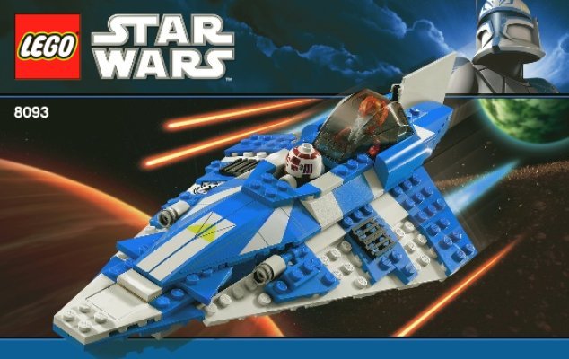 Notice / Instructions de Montage - LEGO - 8093 - Plo Koon's Jedi Starfighter™: Page 1