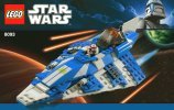 Notice / Instructions de Montage - LEGO - 8093 - Plo Koon's Jedi Starfighter™: Page 1