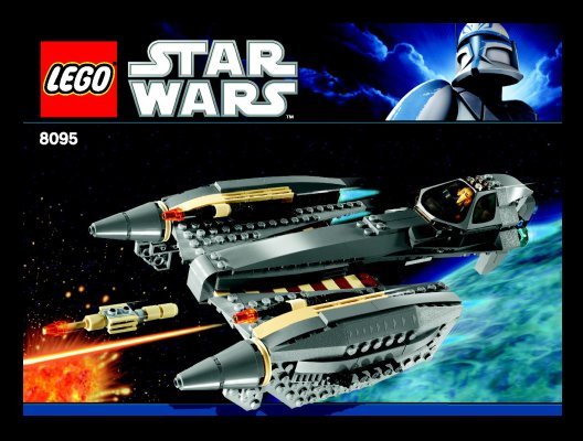 Notice / Instructions de Montage - LEGO - 8095 - General Grievous' Starfighter™: Page 1