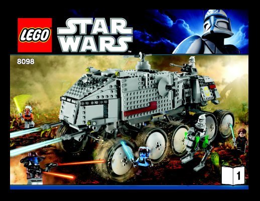 Notice / Instructions de Montage - LEGO - 8098 - Clone Turbo Tank™: Page 1