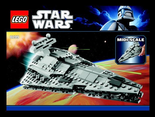 Notice / Instructions de Montage - LEGO - 8099 - Midi-scale Imperial Star Destroyer™: Page 1