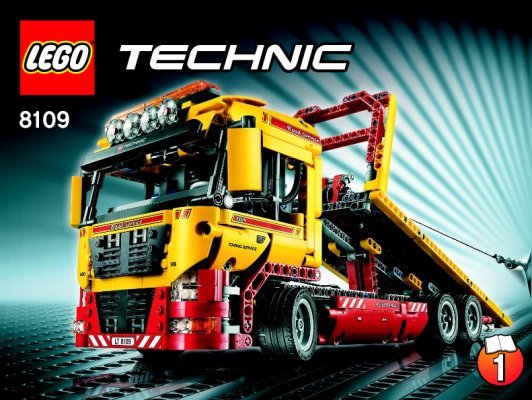 Notice / Instructions de Montage - LEGO - 8109 - Flatbed Truck: Page 1